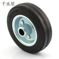 大承重金属橡胶轮 脚轮模型车轮 橡胶车轮DIY承重约50kg铁轮